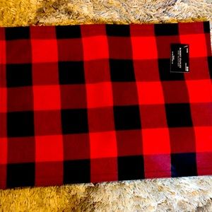 Red and black buffalo check placemat-set of 6